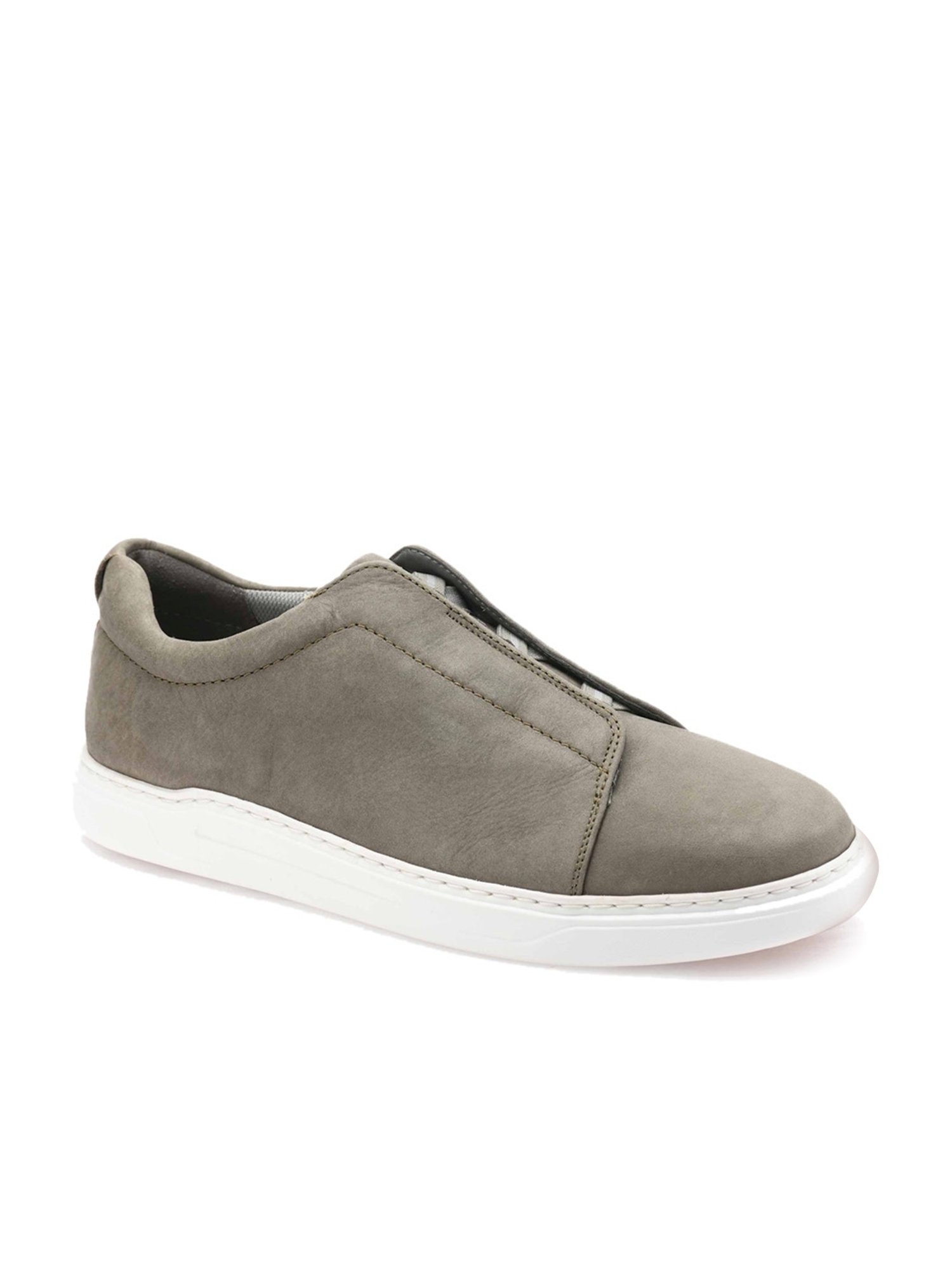 Ruosh Men's Grey Casual Loafers