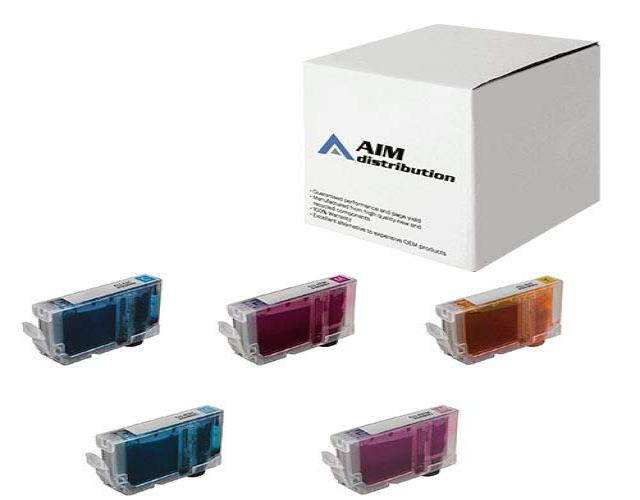 AIM Compatible Replacement - Canon Compatible PIXMA PRO 100 Inkjet Combo Pack (C/M/Y/PC/PM) (CLI-42) (CLI-42CMYPCPM) - Generic