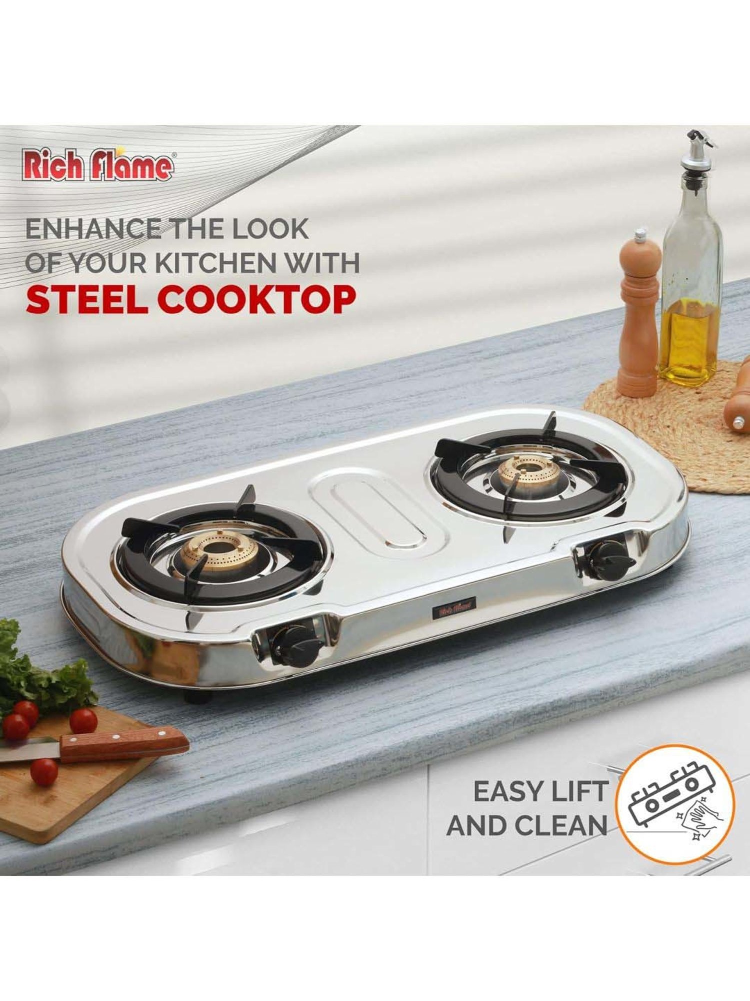 Range Kleen 4pc Porcelain Drip Pan Set Black