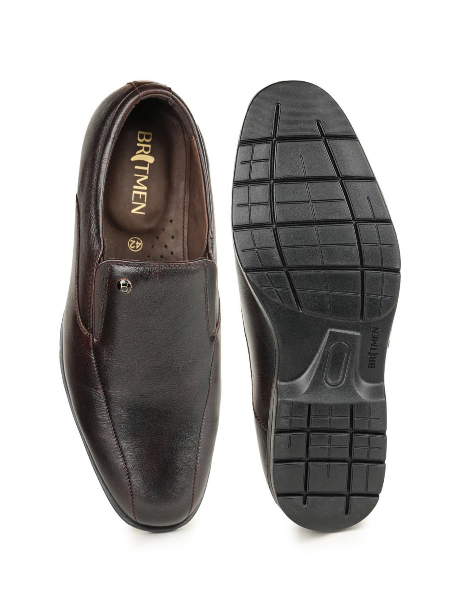 Britmen Men's Brown Casual Loafers