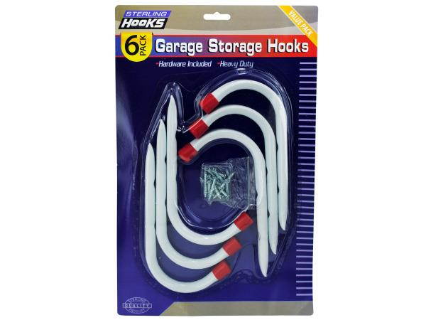 Garage Storage Hooks - Pack of 4