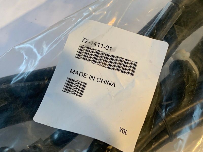 10 x DC Power Right Angle Barrel Male Jack Plug with Wire PC DIY 5.5 x 2.1mm