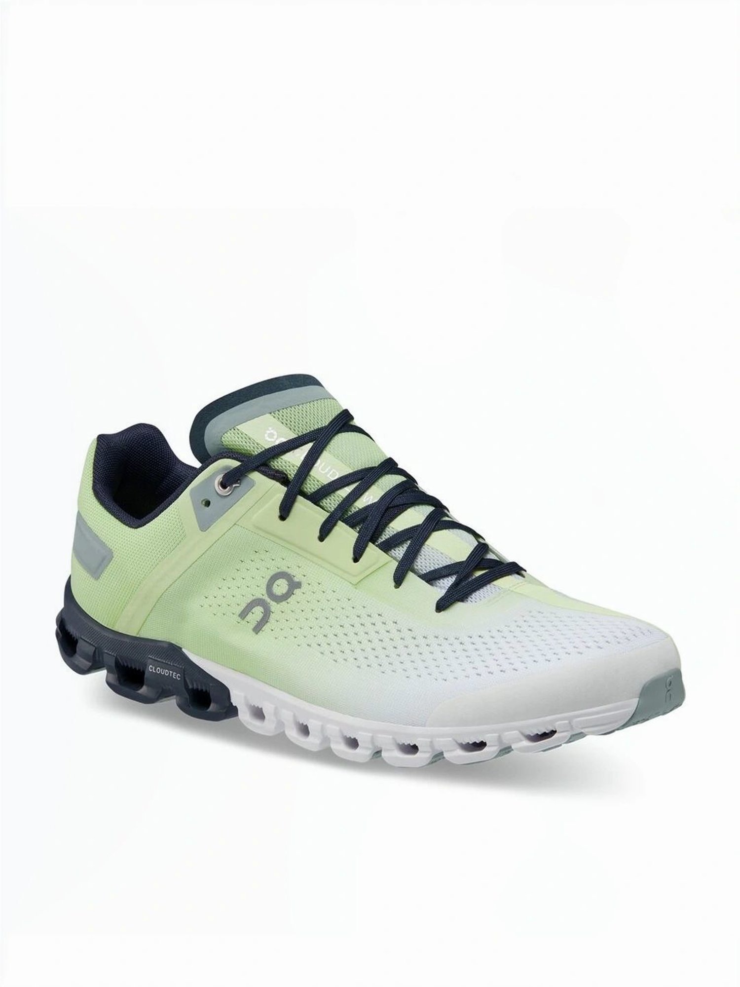 On Men's Cloudflow 3 Meadow & White Running Shoes