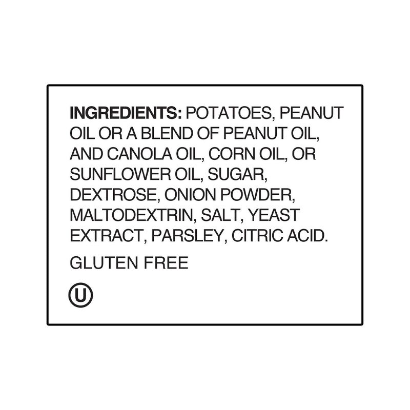 Zapp's New Orleans Kettle Style Sweet Creole Onion Kettle Chips - 5oz