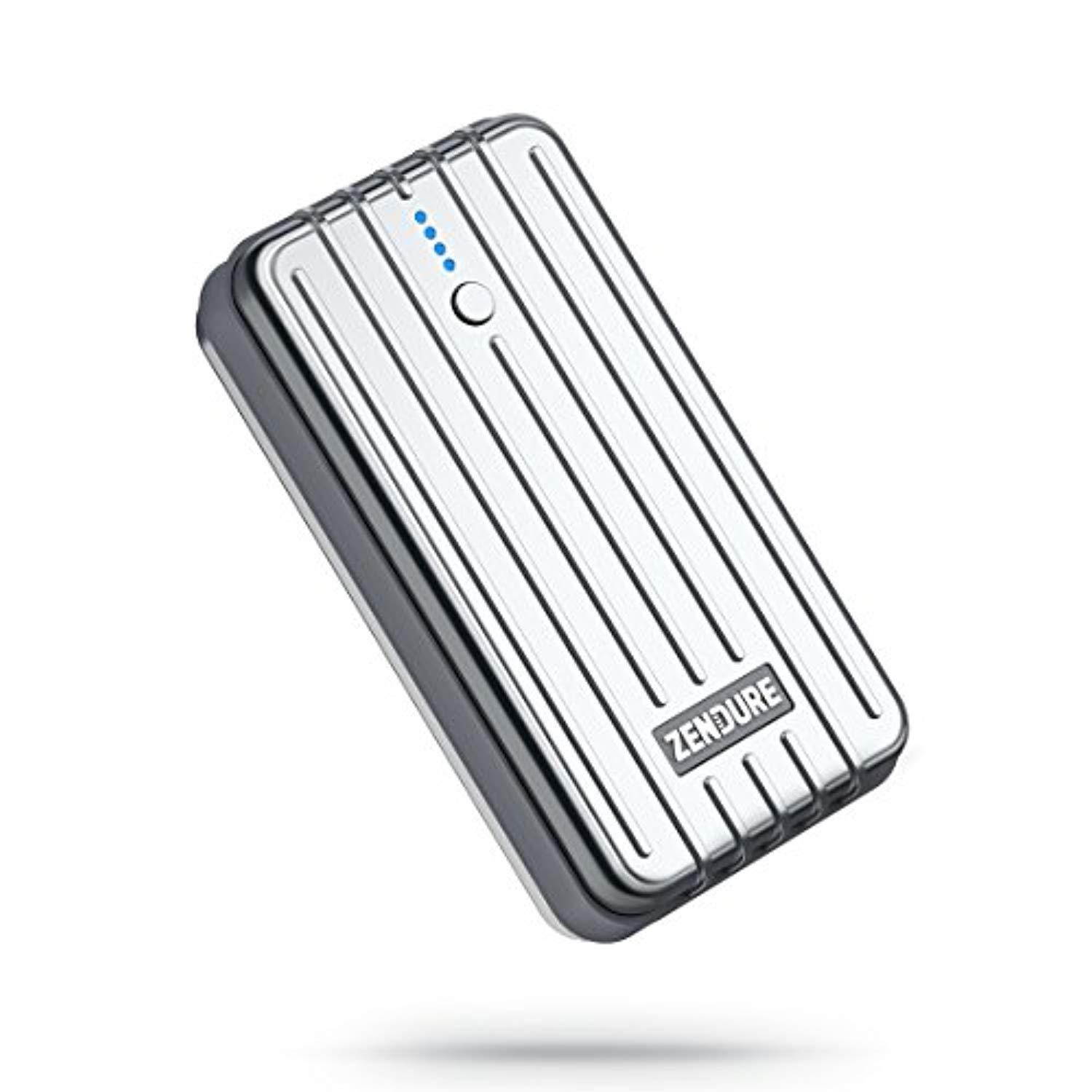 Zendure A2 Portable Charger 6700mAh &ndash; Ultra-durable External Battery Power for iPhone, Android and More, PC Advisor Winner 2014-2017, Lightweight and Compact&ndash; Silver