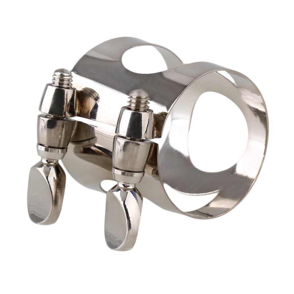 Nickel Plated Clarinet Mouthpiece Ligature With Double Screws Adjust