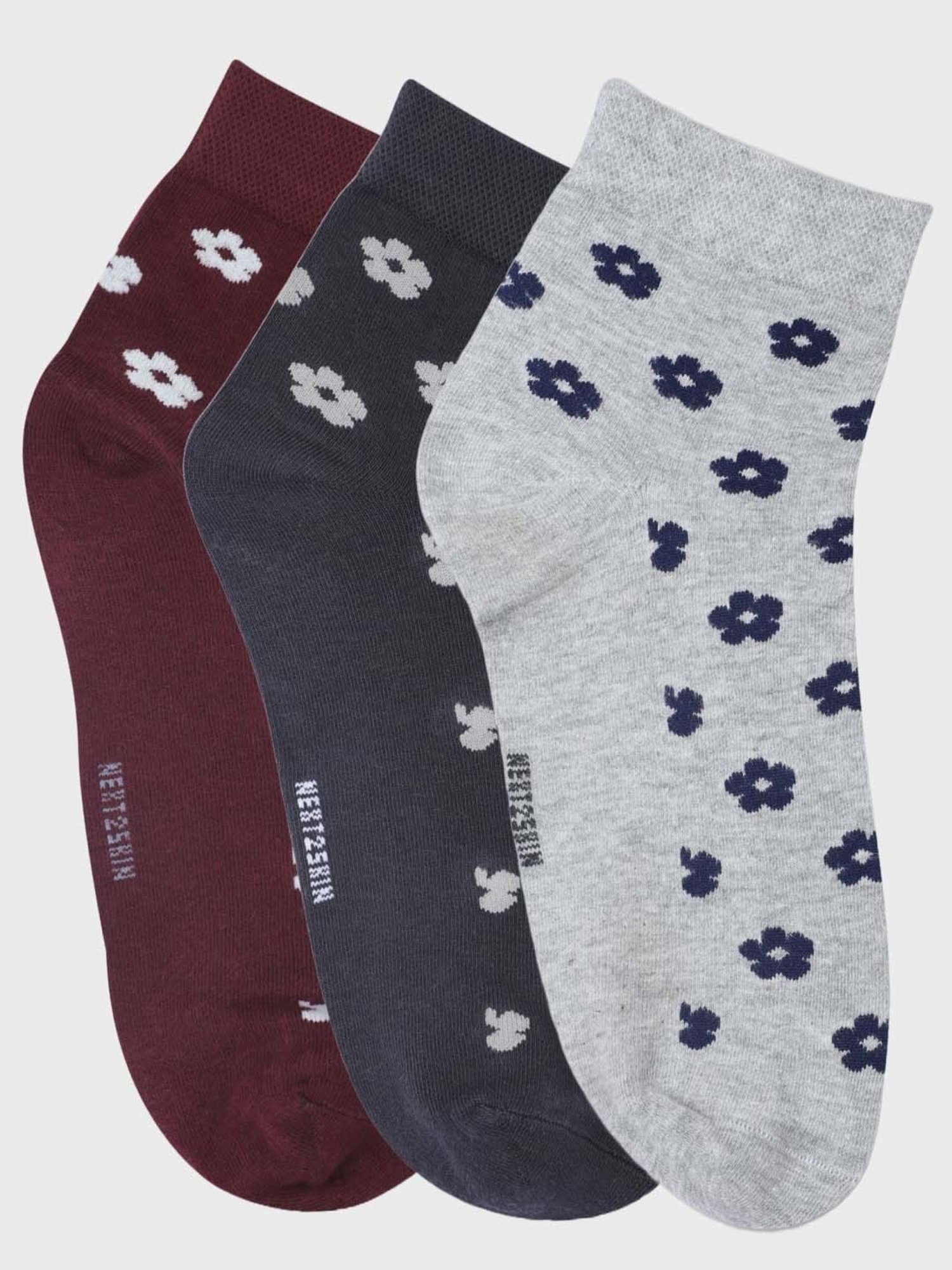 Women's 3pk Sheer Dot and Opaque Trouser Socks - A New Day™ Black 4-10