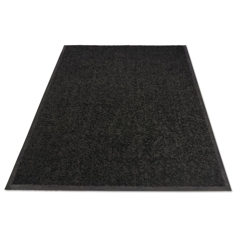 3'x5' Rectangle Solid Floor Mat Black - Guardian