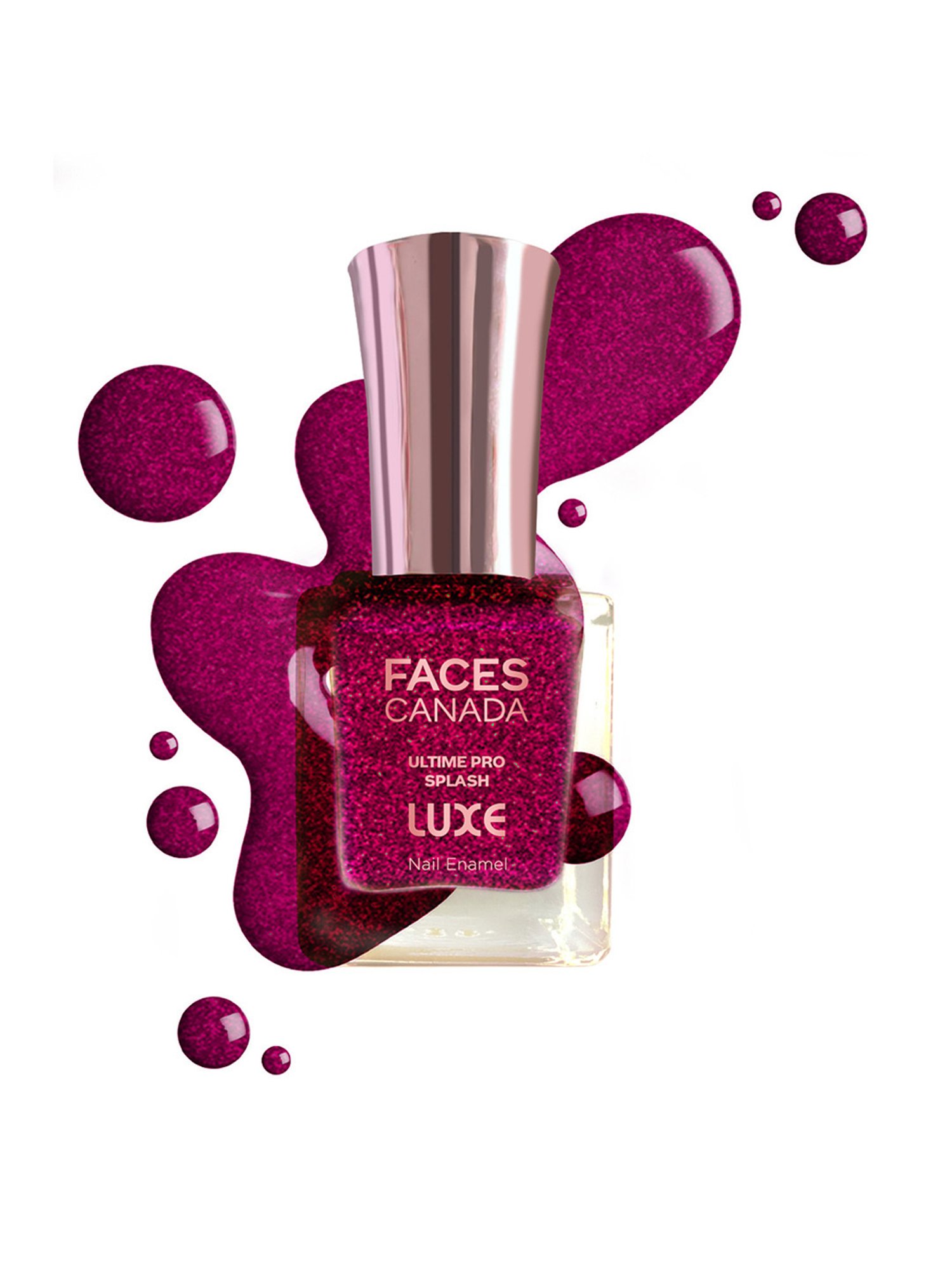 FACES CANADA Ultime Pro Splash Luxe Nail Enamel Ruby Rush L18 - 12 ml
