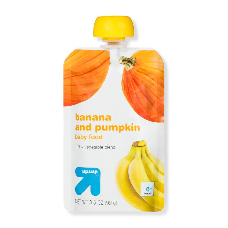 Stage 2 Banana and Pumpkin Baby Meals - 3.5oz - up & up™