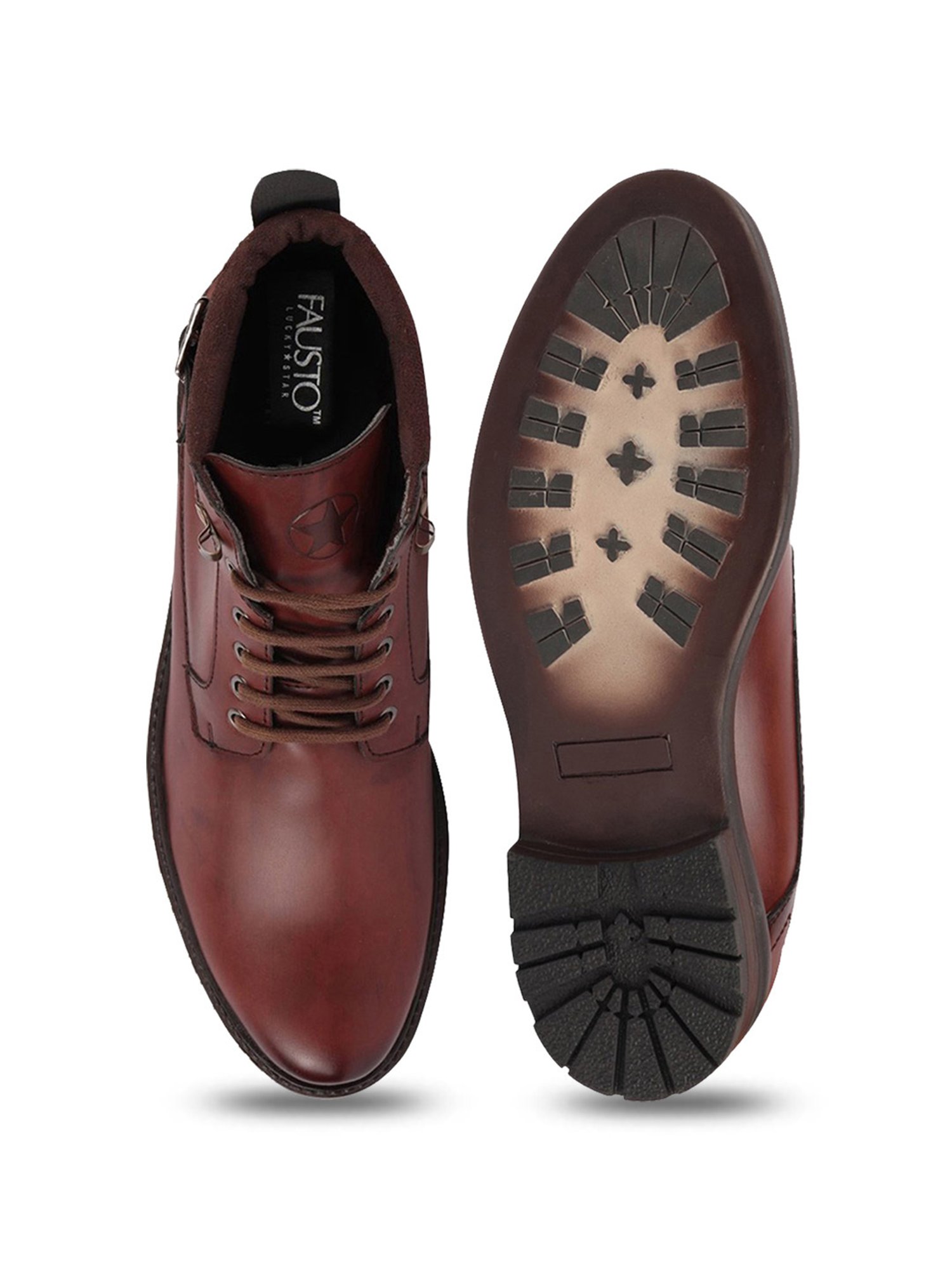 Fausto Men's Brown Casual Boots