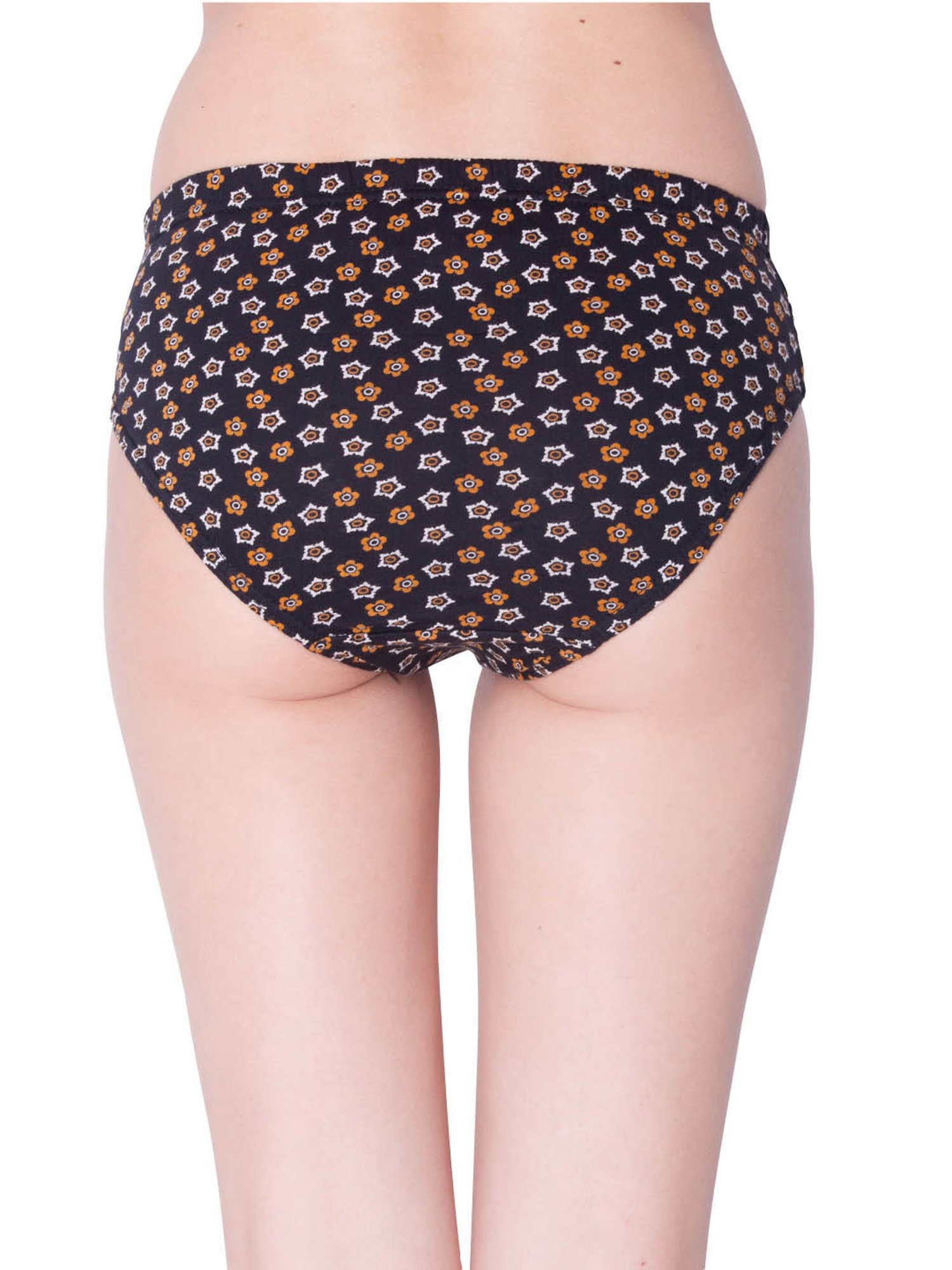 Dollar Missy Multicolor Printed Hipster Panty (Pack  of 4)