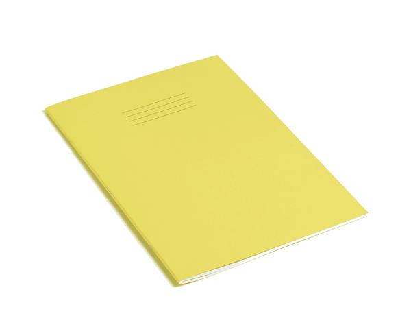 Rhino Exercise Book, A4, 64 page, 10mm squares, Yellow Cover (Pack of 10)