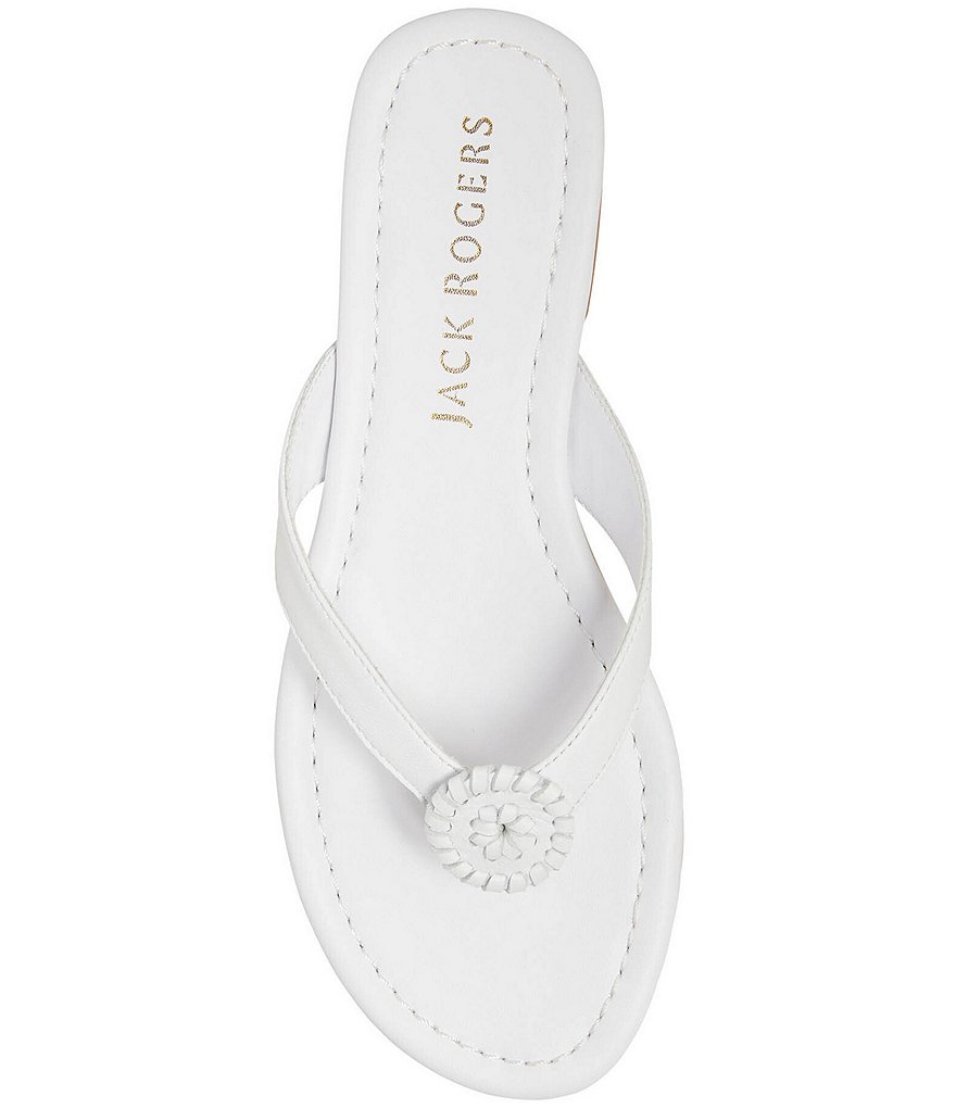 Jack Rogers Rowan Leather Rondelle Flip Flops