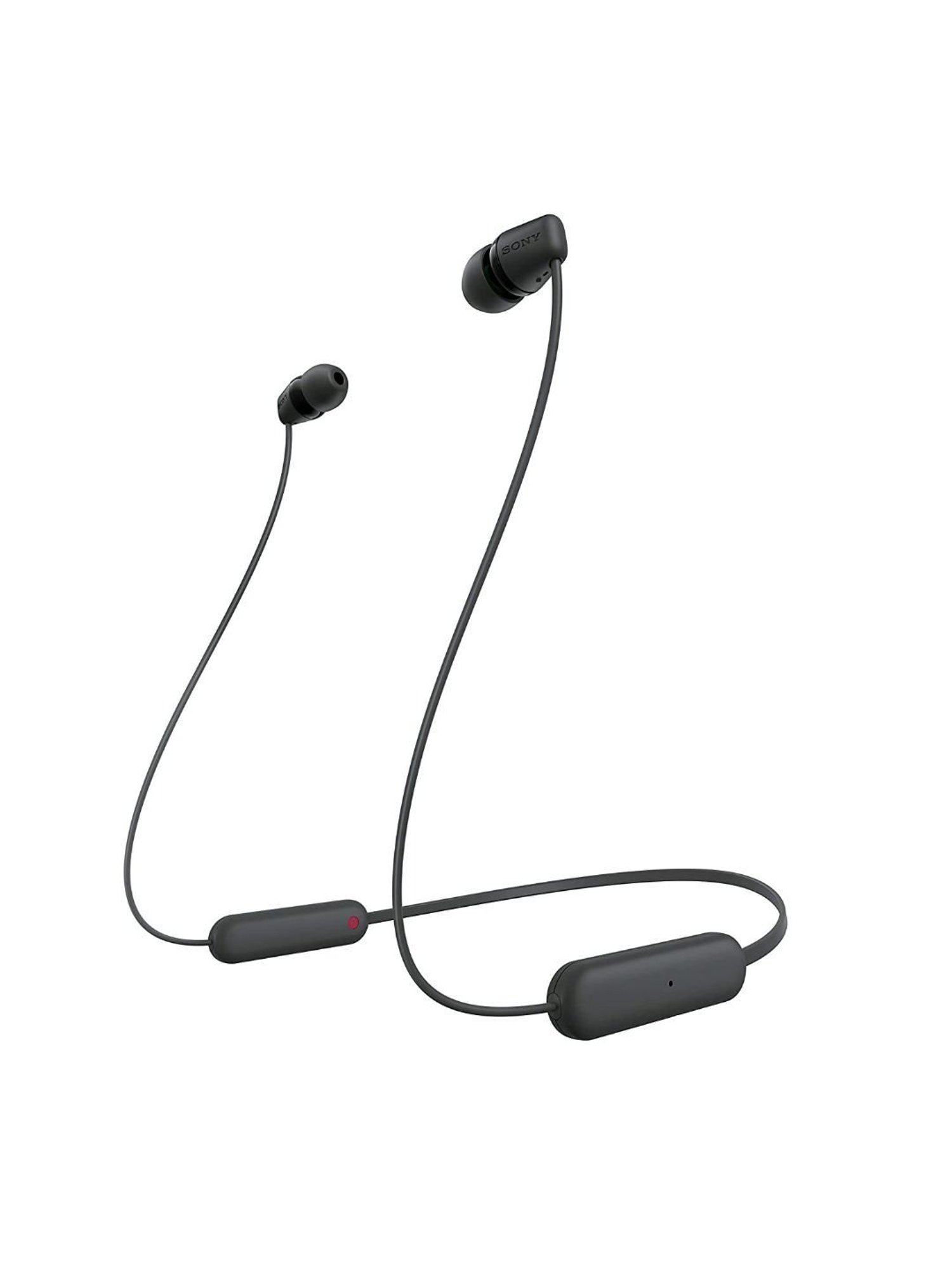 Sony WI-C100 Wireless Neckband with Customizable Equalizer for Deep Bass & 25 Hours Battery (Black)