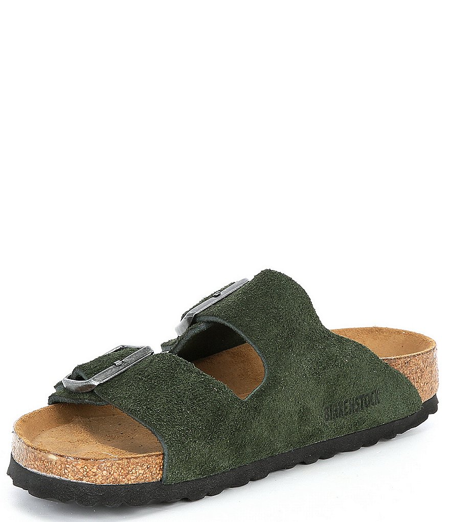 Birkenstock Women's Arizona Suede Dual Adjustable Buckle Strap Sandals