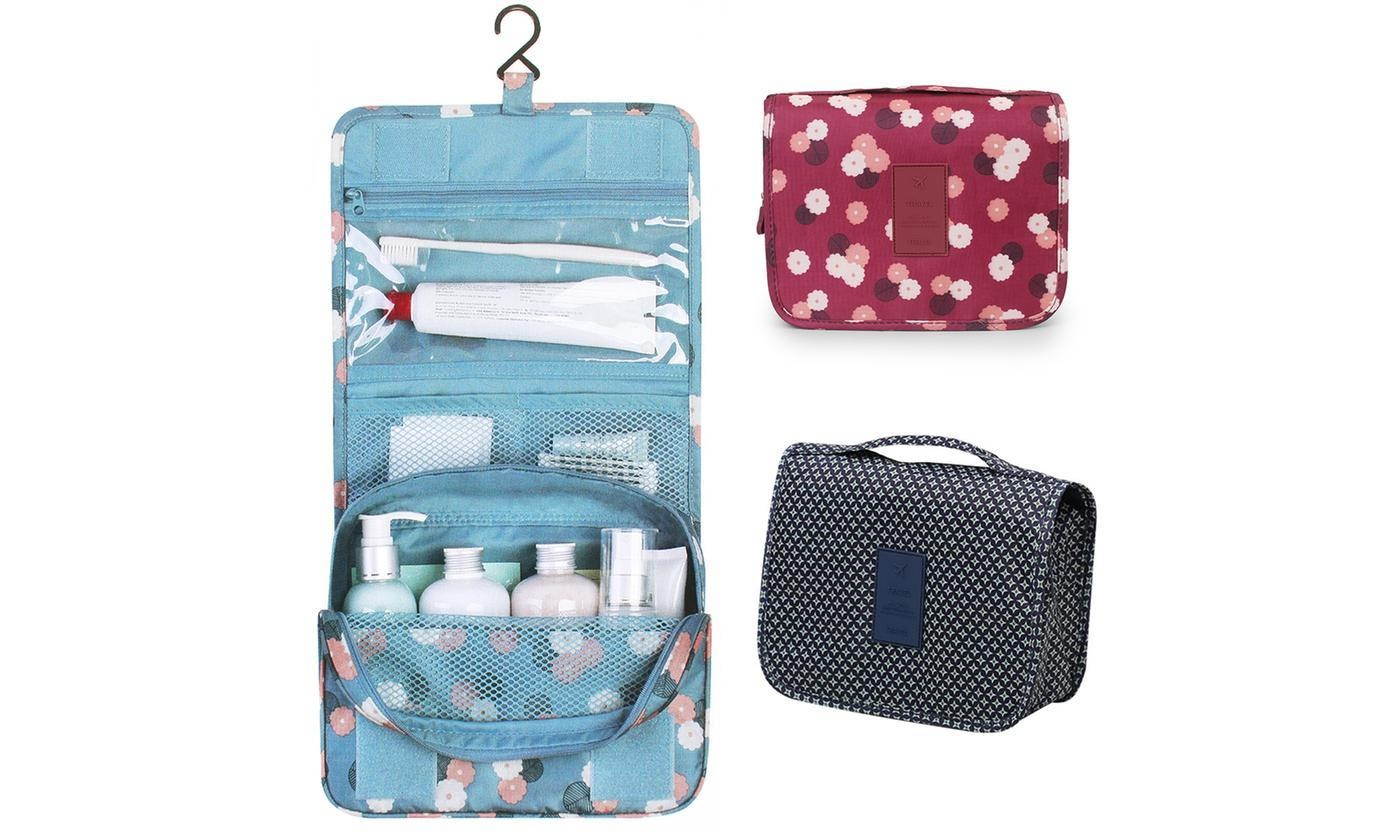 Waterproof Handing Toiletry Bag Travel Cosmetic Storage Essentials Organizer