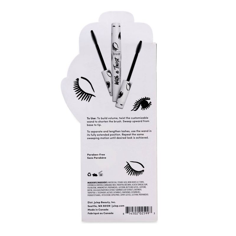 Julep with a Twist Lash Boosting Bamboo Mascara - 0.24oz