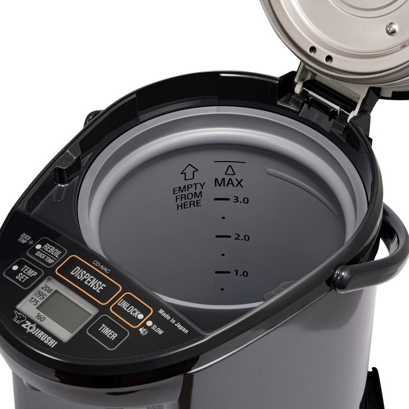 Zojirushi CD-NAC50BM Micom Water Boiler & Warmer - Metallic Black