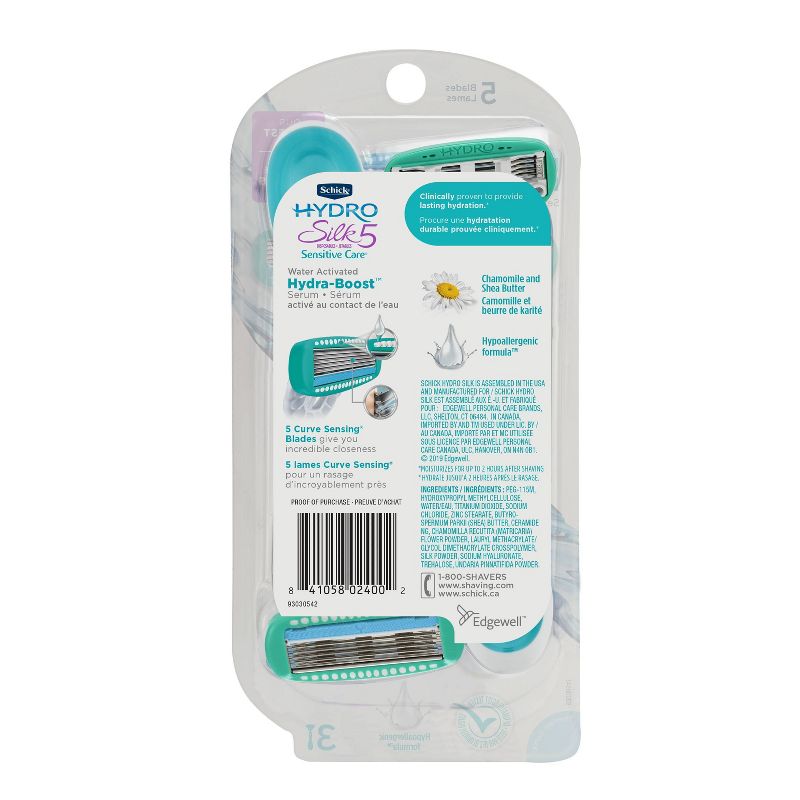 Schick Hydro Silk 5 Women's Disposable Razors - 3ct