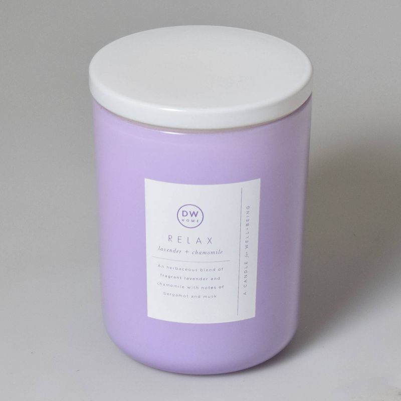 16oz Wellness Spa/Relax Lavender and Chamomile Candle - DW Home