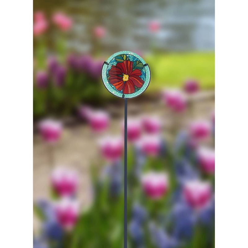 36.2" H Glass Garden Stake - Creative Motion