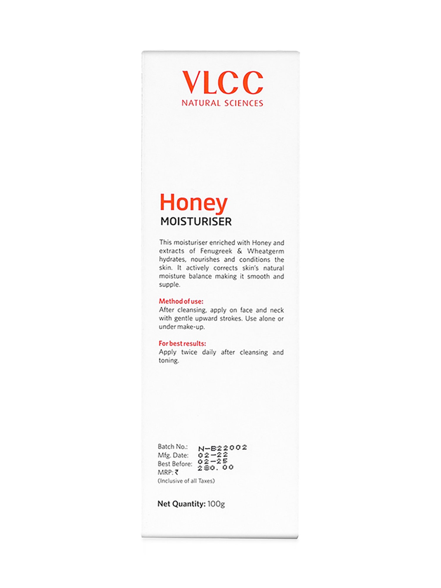 VLCC Honey Moisturiser - Pack of 3