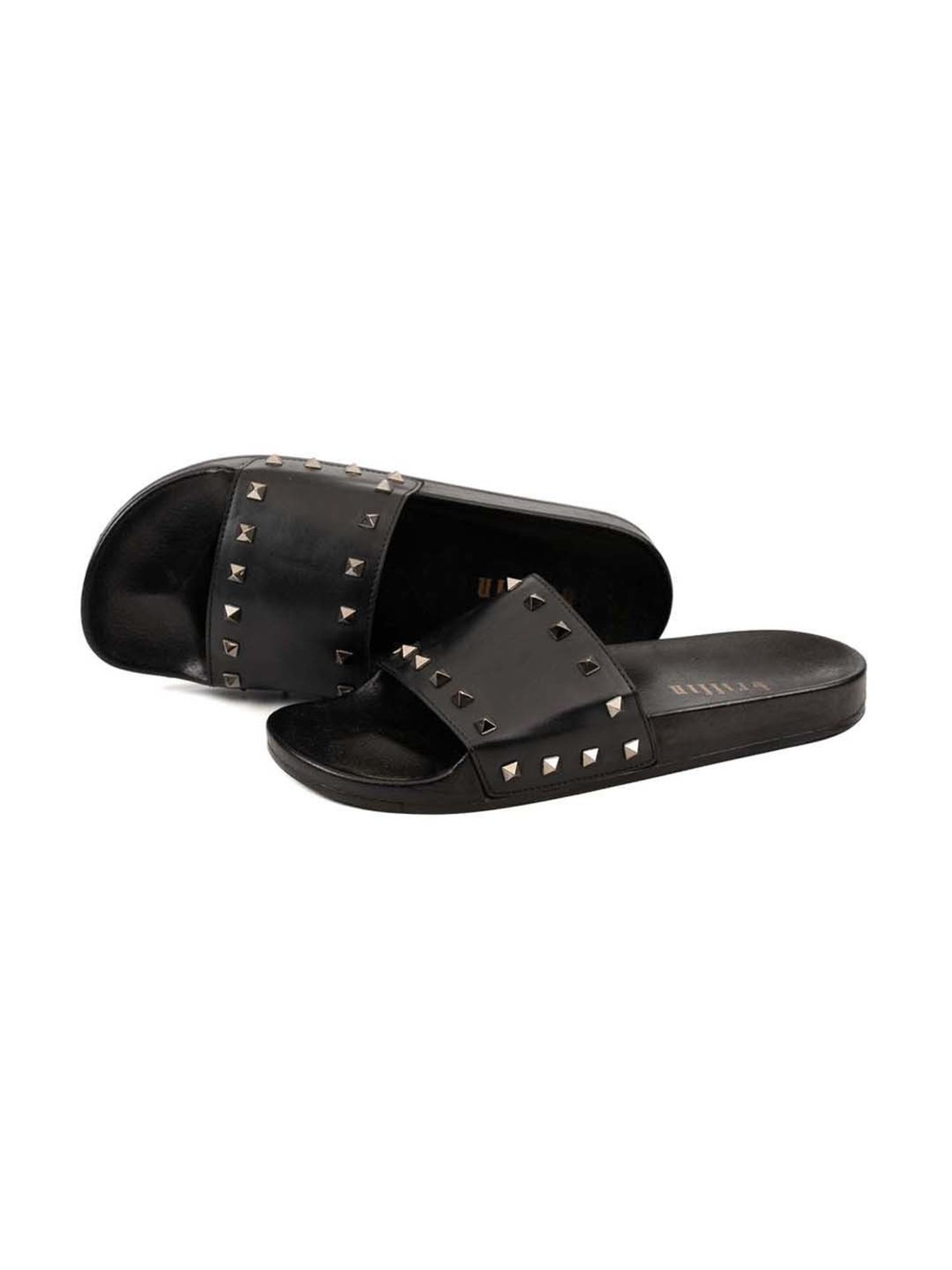 Griffin Men's Black Slides