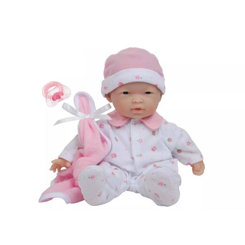 JC Toys La Baby 11" Baby Doll - Pink Outfit