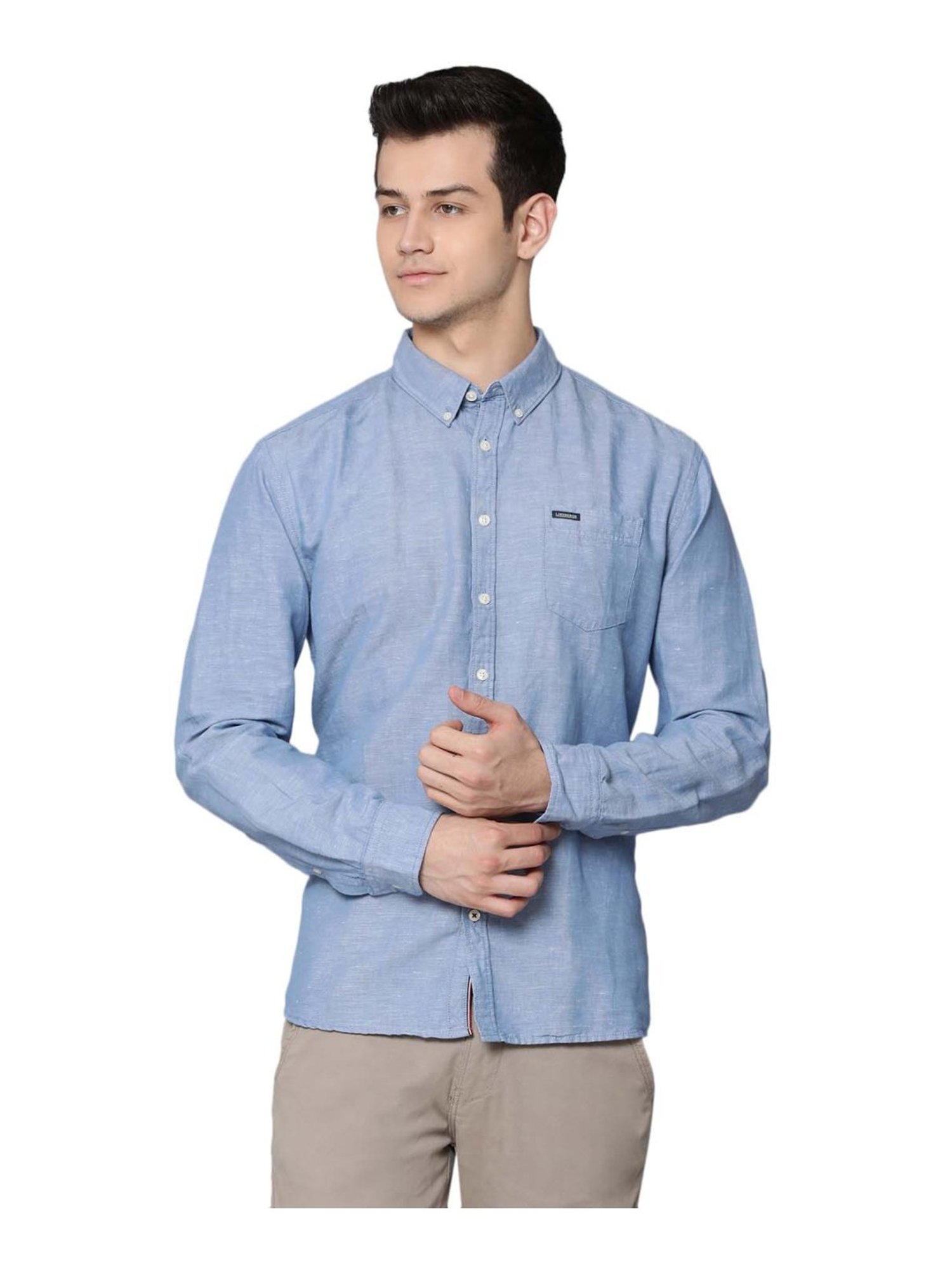 Lindbergh Blue Slim Fit Shirt