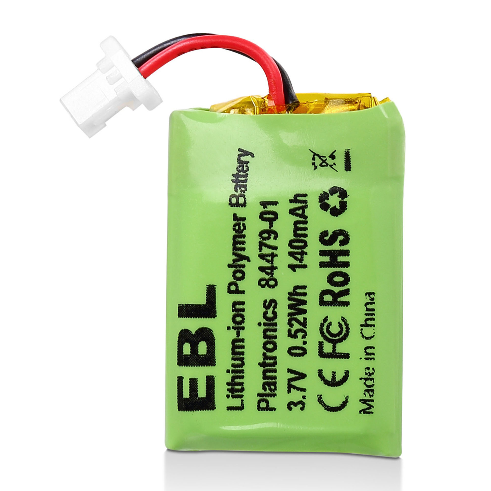EBL 3.7v 140mAh Replacement Battery for Plantronics CS540, 86180-01, 84479-01, CS540A, CS540, C054 Wireless Headsets Battery