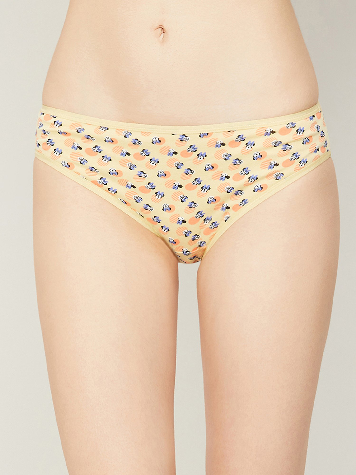 Ginger by Lifestyle Peach & Purple Printed Hipster Panties - Pack Of 3