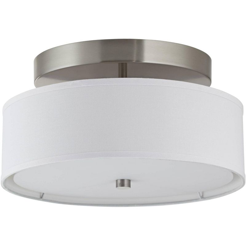 360 Lighting Gregoria 16" Wide Brushed Nickel Ceiling Light