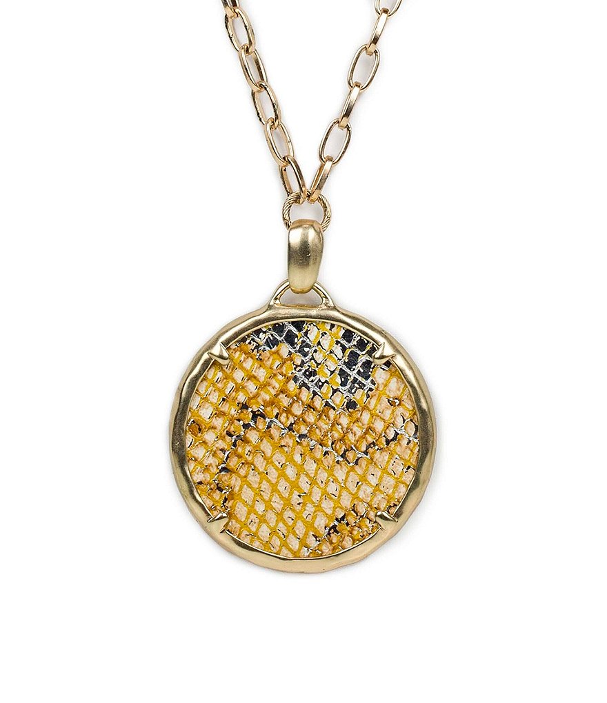 Patricia Nash Coretta Long Pendant Necklace