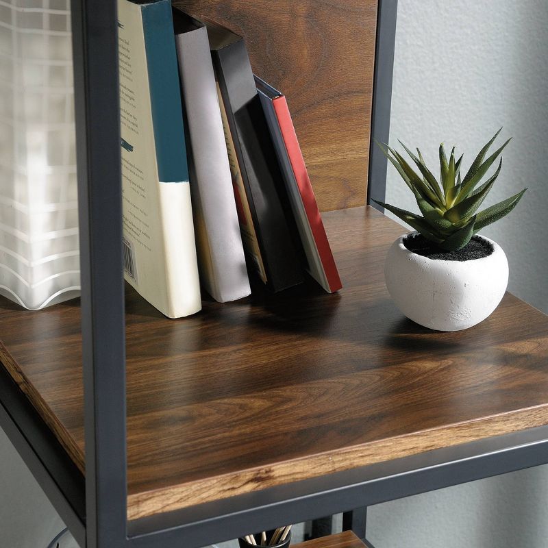 76" Nova Loft Storage Tower Grand Walnut - Sauder