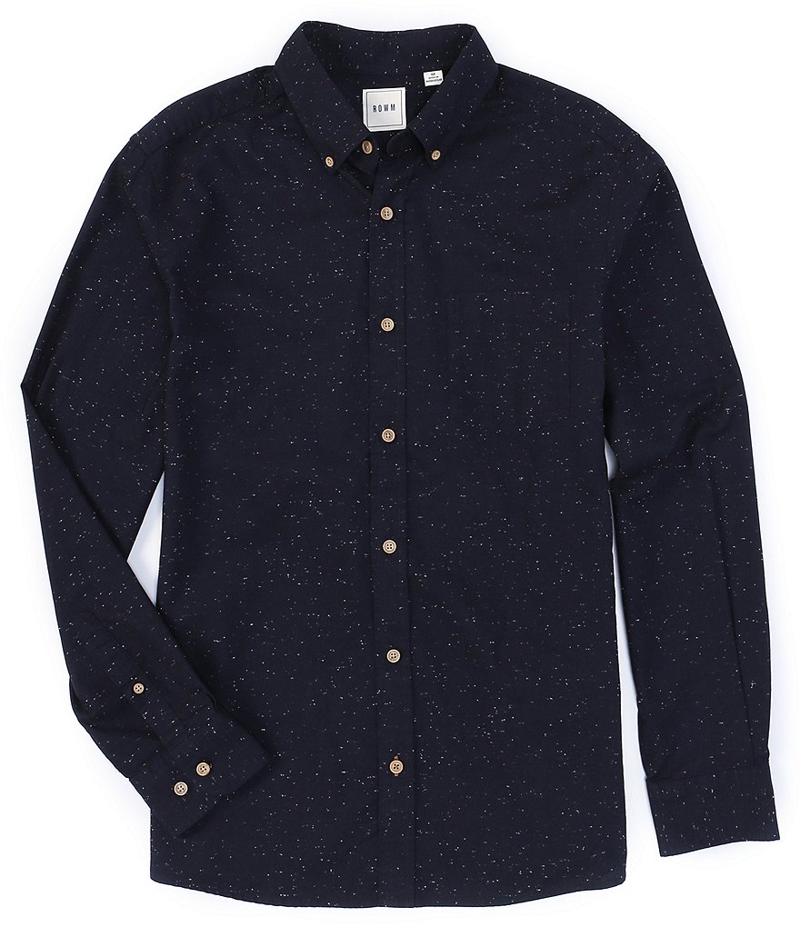 Rowm Long Sleeve Solid Sportshirt