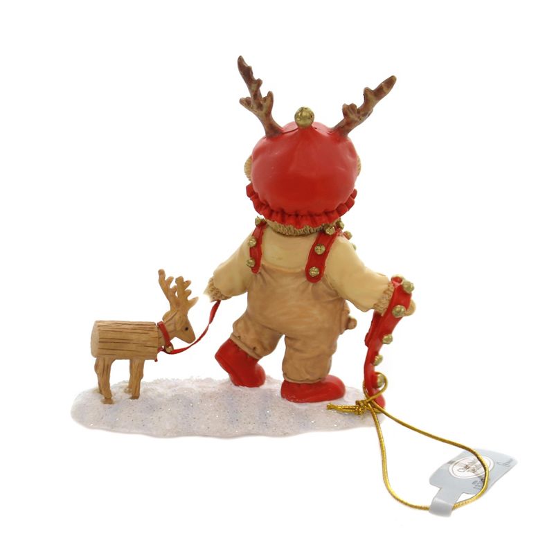 Cherished Teddies 4.25" Ryan 2018 Annual Figurine Reindeer  -  Decorative Figurines