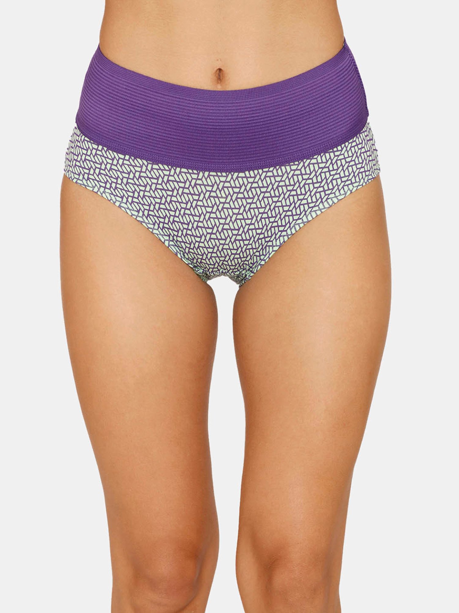 Zivame Assorted Cotton Printed Hipster Panty - Pack of 2