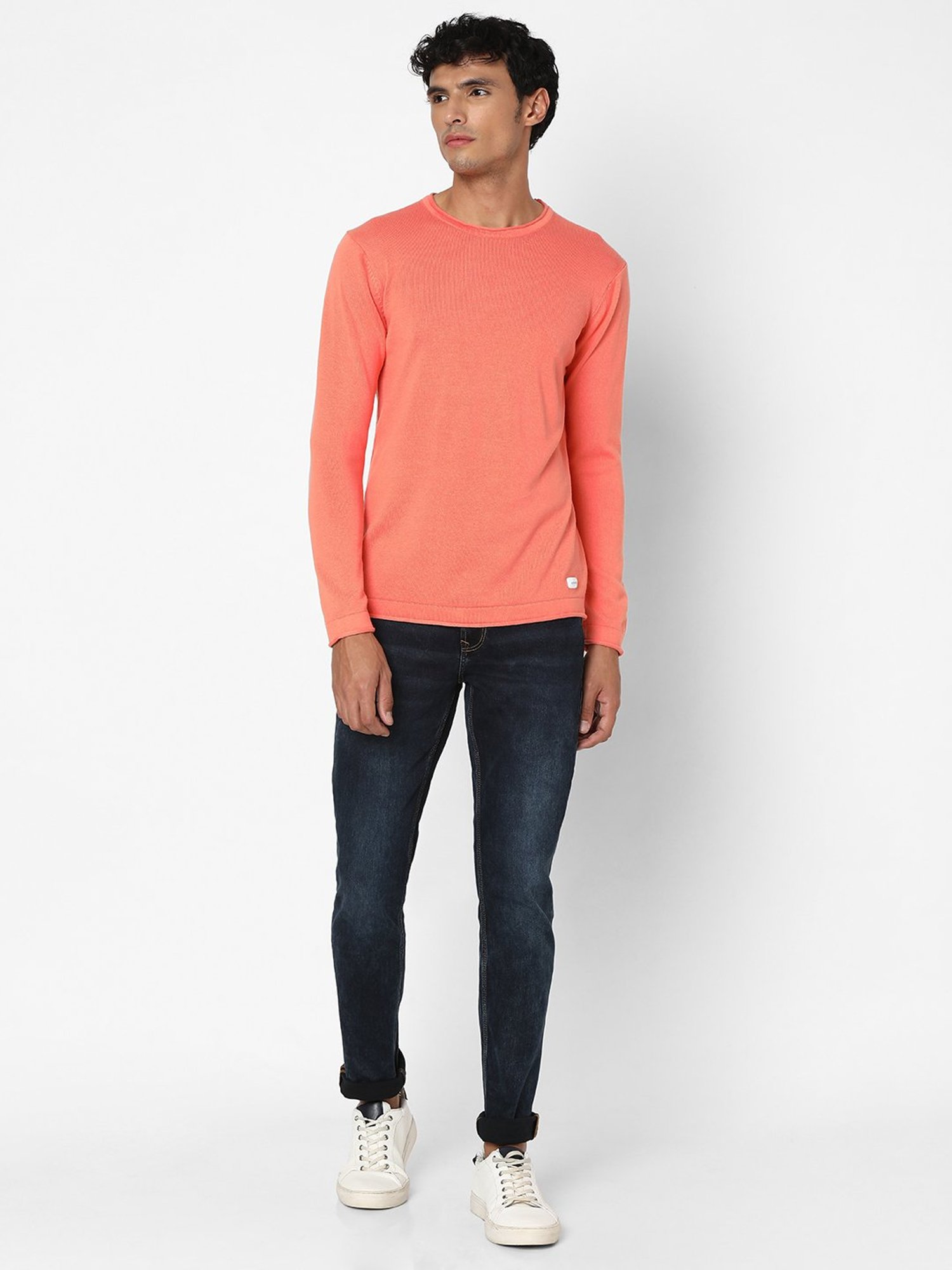 Spykar Coral Regular Fit Sweater