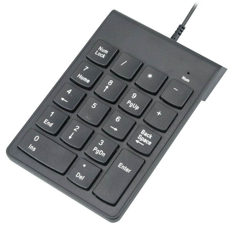 Vicabo 18 Keys Wired USB Numeric Keypad, Mini Digital Keyboard for IMac/MacBook Air/Notebook/Desktop