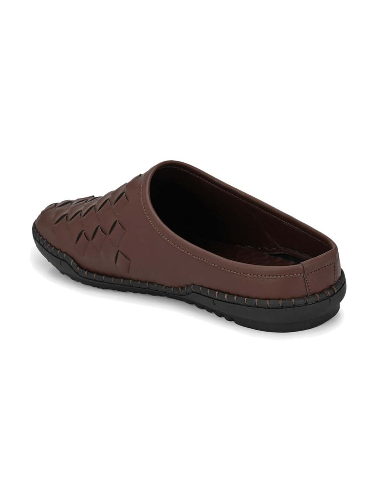 El Paso Men's Brown Mule Shoes