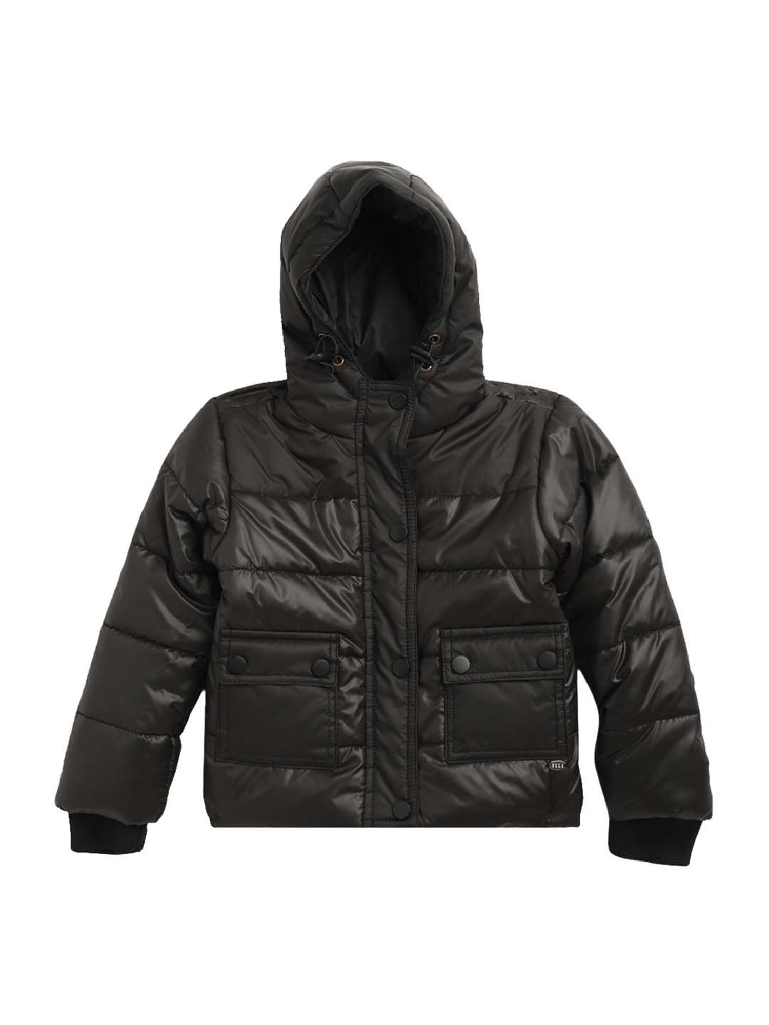 Elle Kids Black Regular Fit Jacket