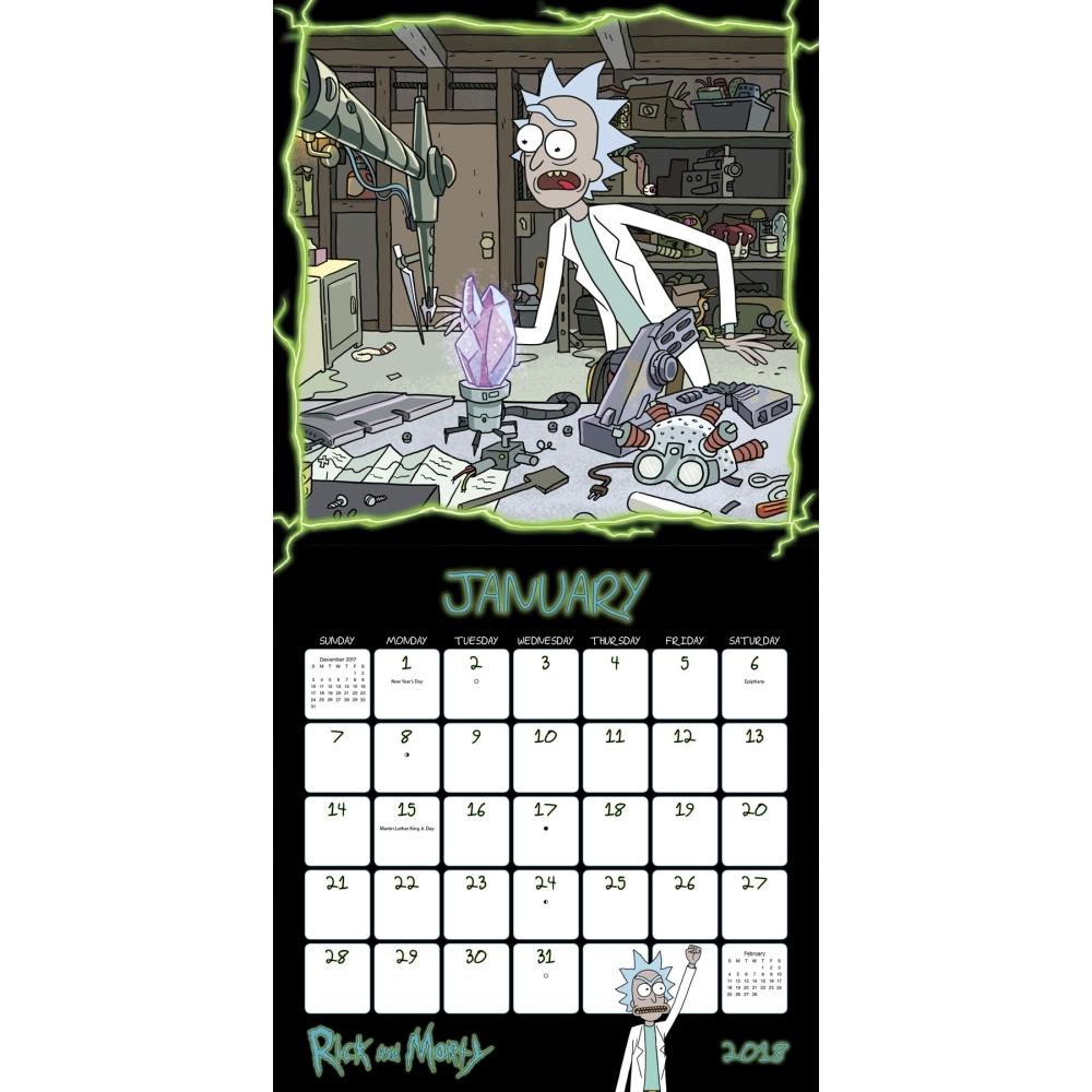 Rick And Morty Wall Calendar, Kids TV by Trends International