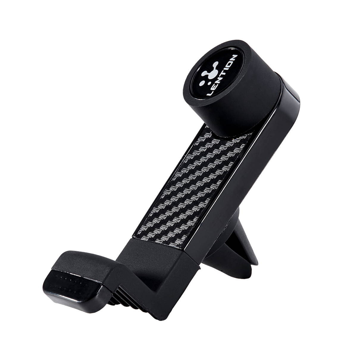 LENTION Air Vent Phone Holder, Mobile Clip Stand Car Mount for 3.5 Inch - 6 Inch iPhone, iPod, Smart Phone, PSP, GPS - Red