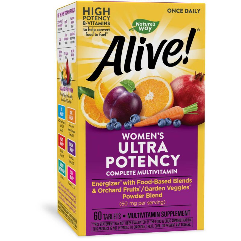 Nature's Way Alive! Womens Ultra Potency Multivitamin Tablets - 60ct