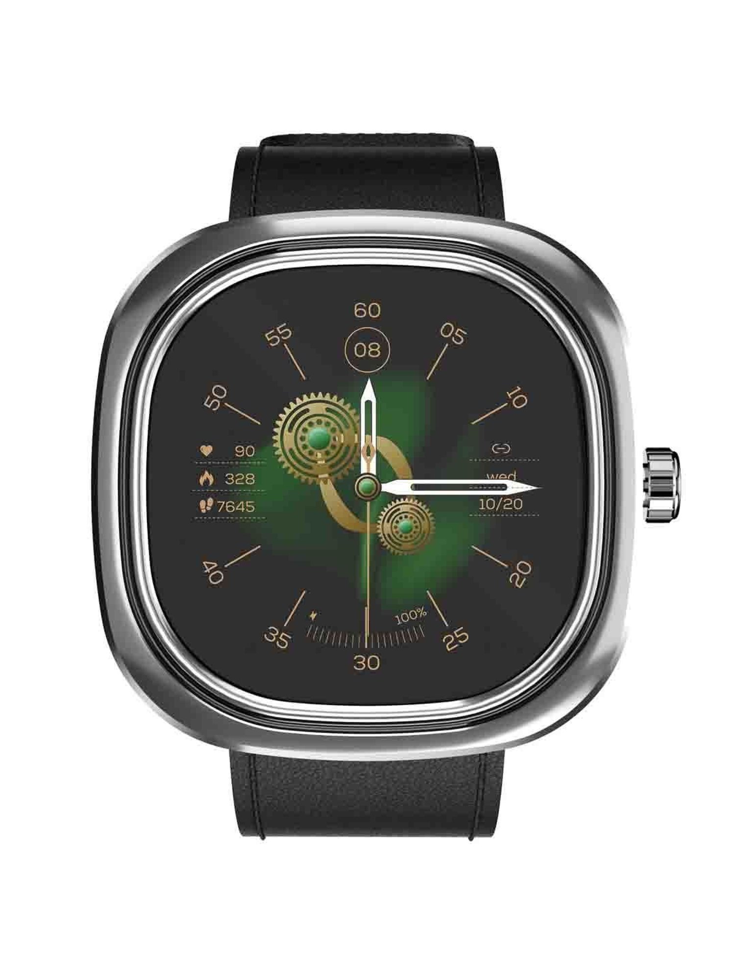 Pebble Matrix High Resolution IPS Display Bluetooth Calling Smartwatch (Jet Black)