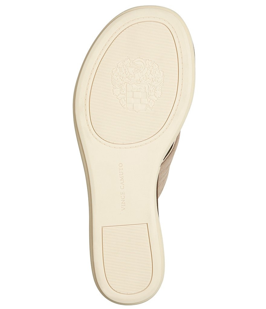 Vince Camuto Perseena Suede Thong Wedges