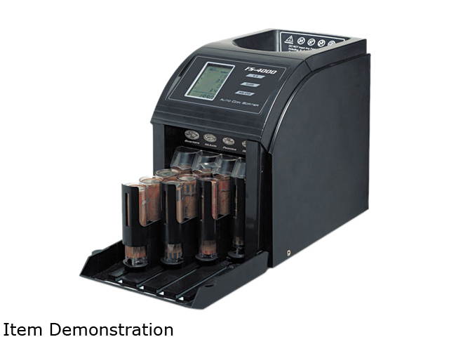 Royal Sovereign FS-4000 Fast Sort FS-4000 Digital Coin Sorter, Pennies Through Quarters
