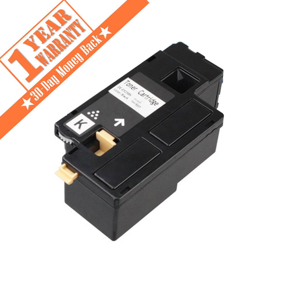 1 Pack E525W Black Toner Cartridge for Dell E525W E525 525 Color Laser Printer 593-BBJX Black