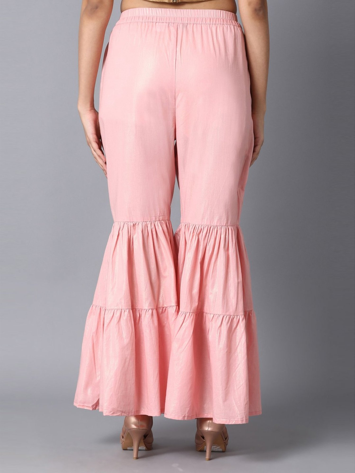 Elleven Pink Cotton Sharara